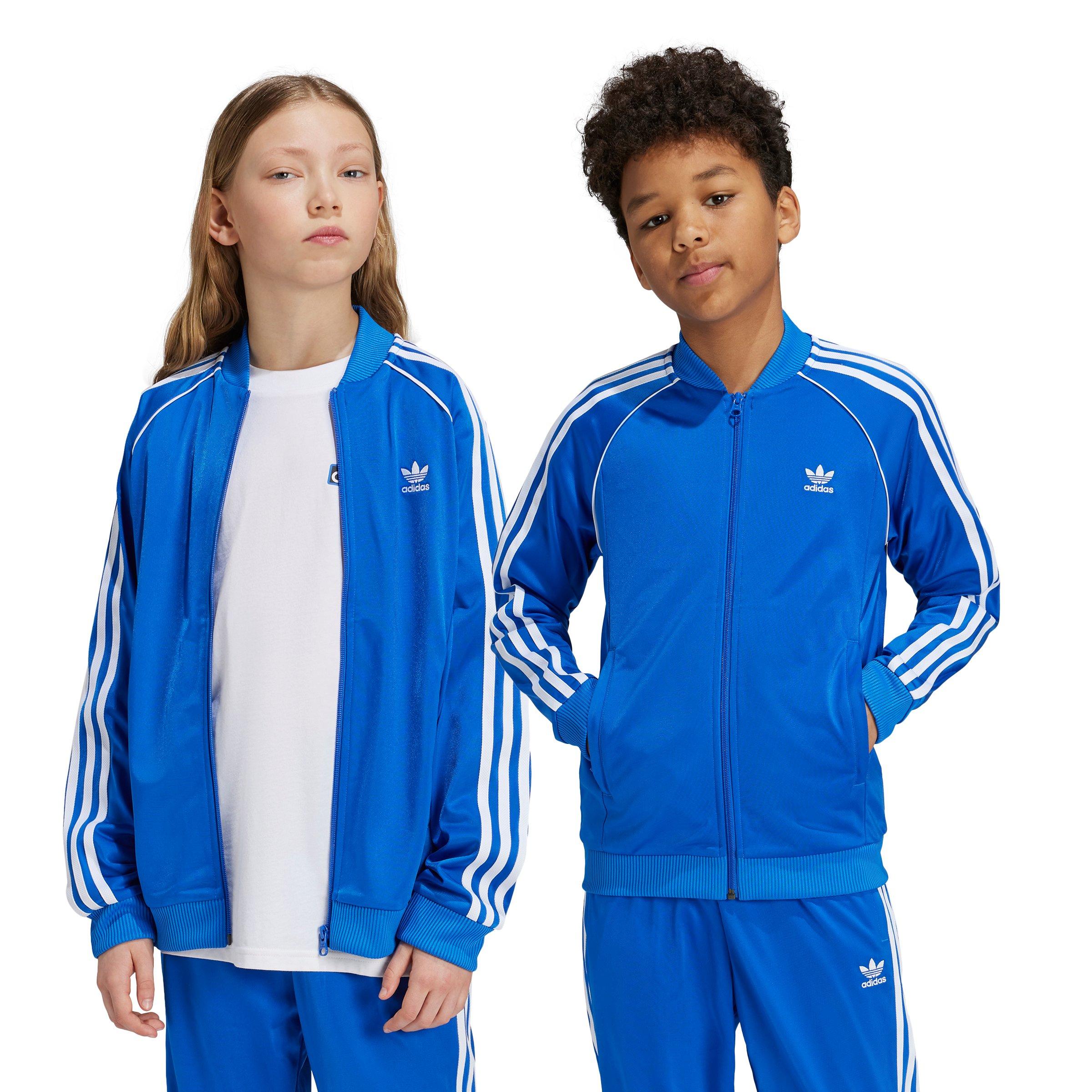 adidas Originals Big Kids' Adicolor SST Track Top - Blue